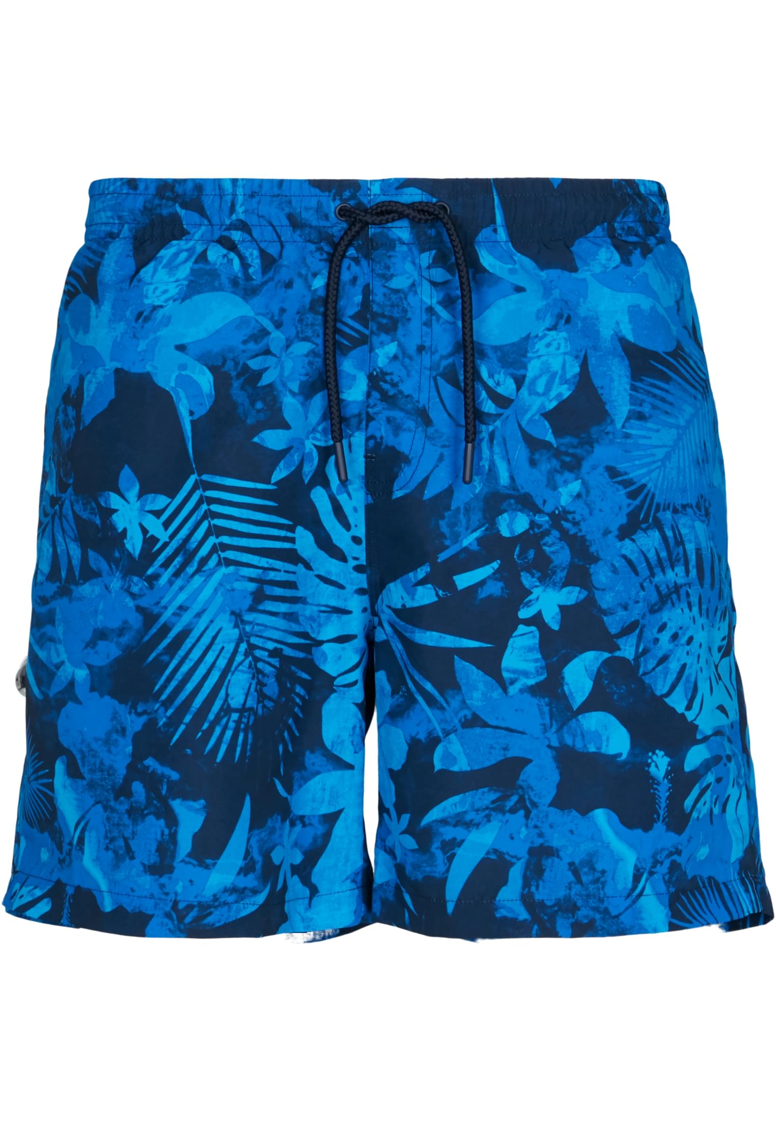 Swimsuit pattern shorts blue flower