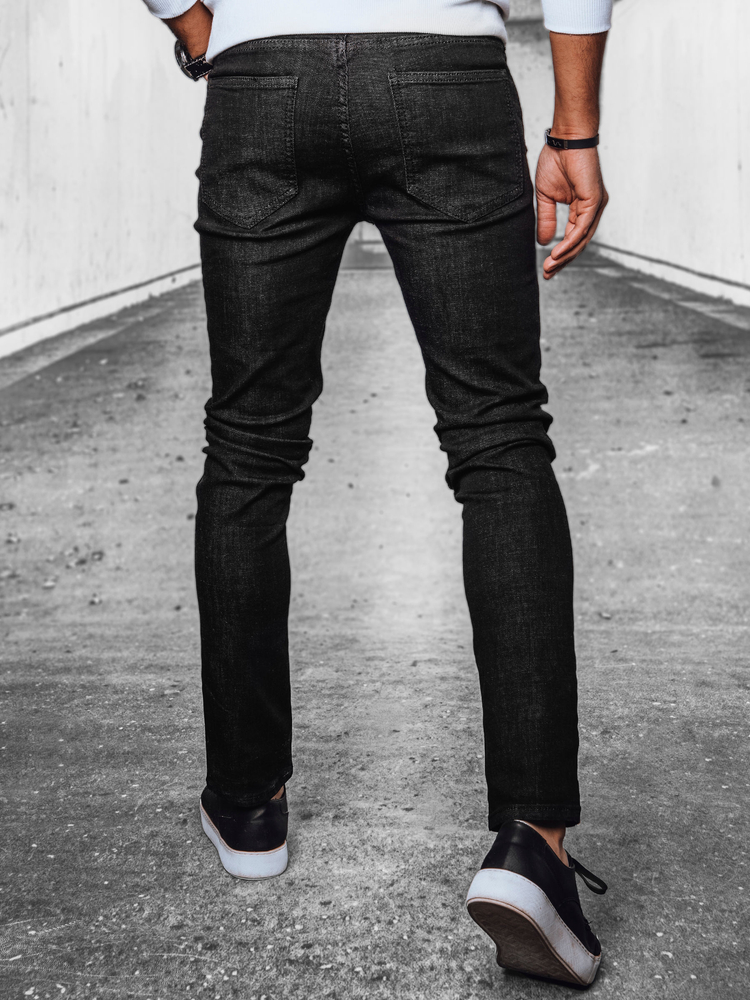 Blugi slim fit negri pentru bărbați