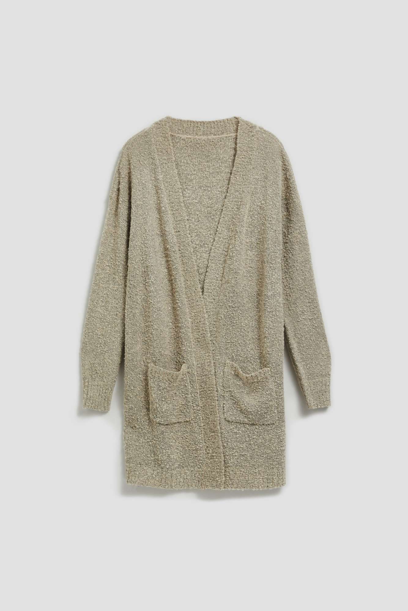 Long cardigan with pockets