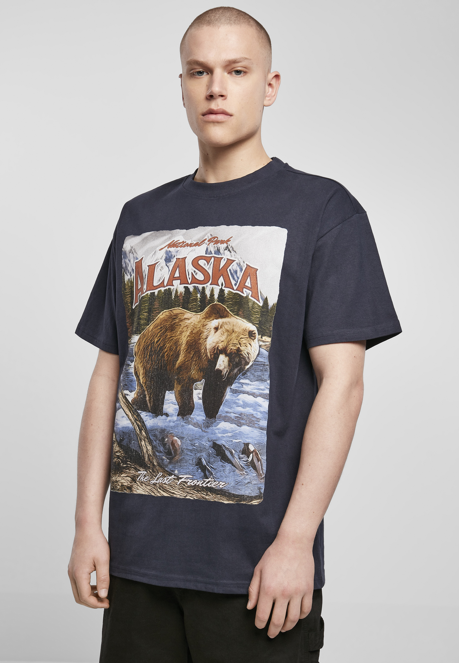 Levně Alaska Vintage oversize námořnické tričko