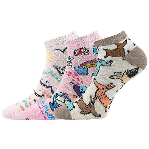 Levně 3PACK dětské ponožky Lonka vícebarevné