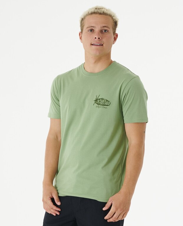 T-shirt Rip Curl KEEP ON TRUCKING TEE Jade