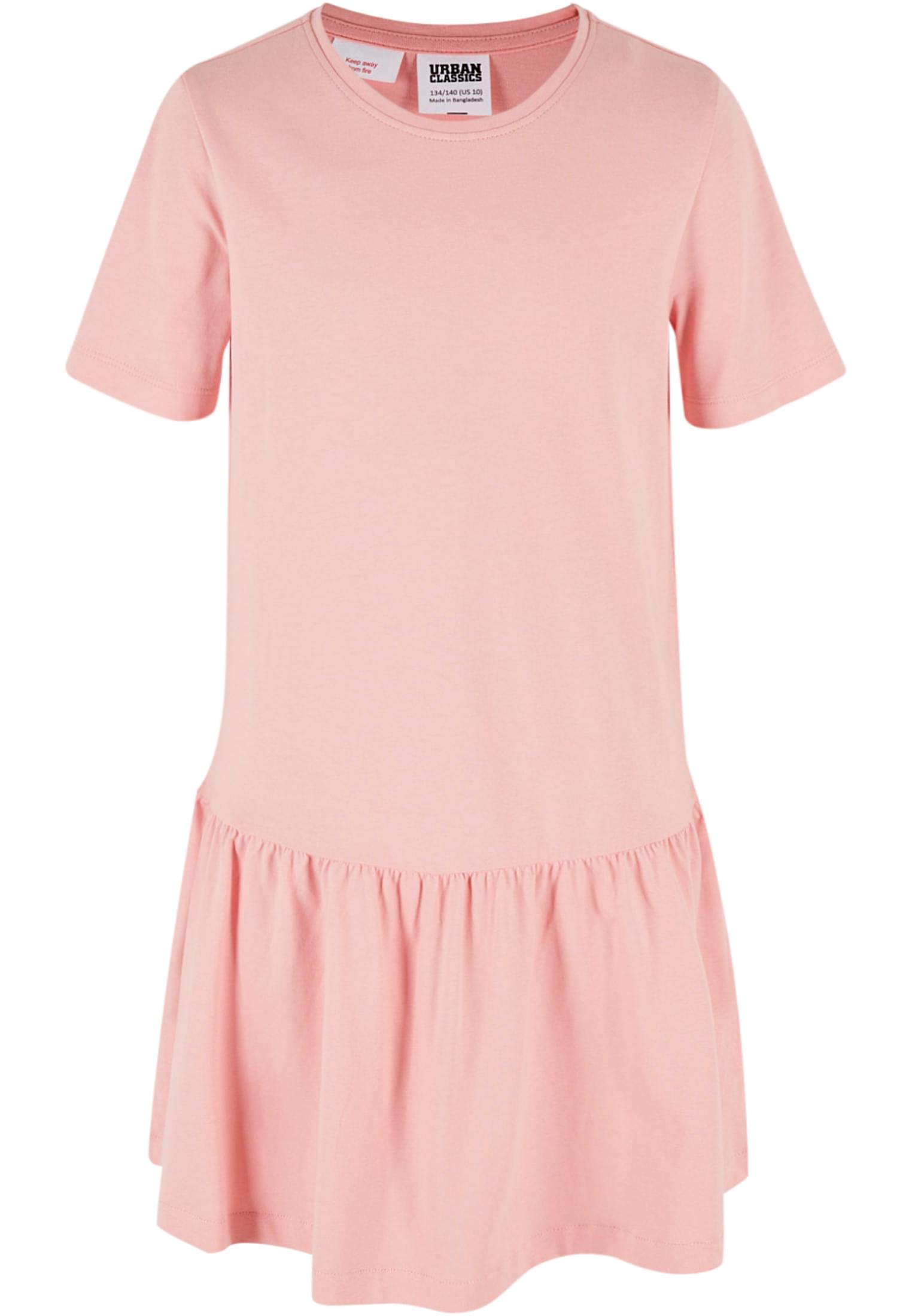 Valance Tee Dress For Girls - Pink