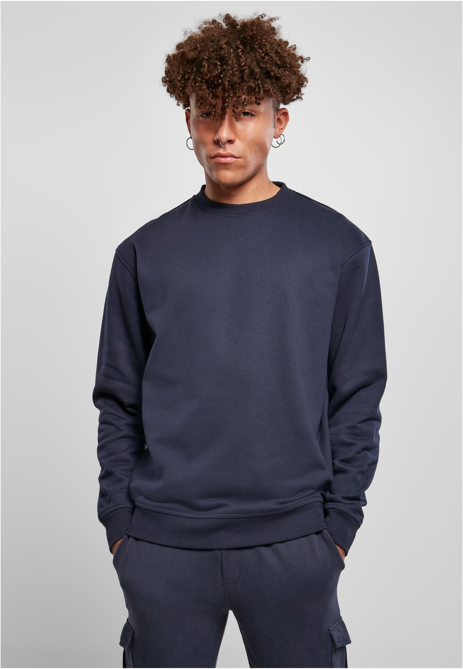 Midnight Navy Neck Sweatshirt