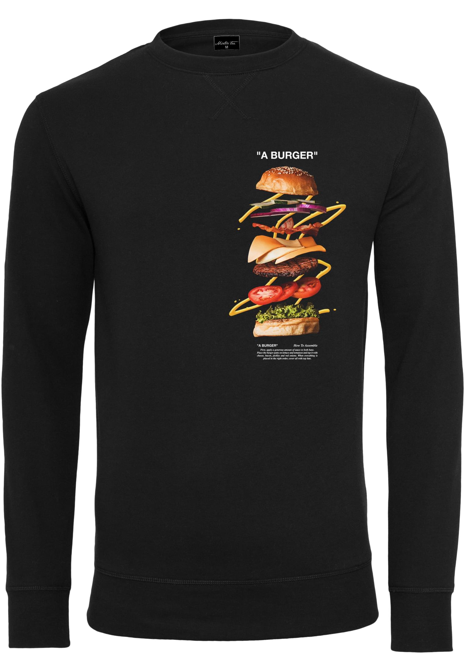 Burger Crewneck black
