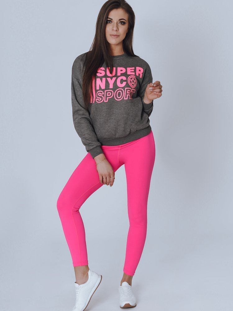 Women's Sweatshirt NYC Dark Gray BY0819