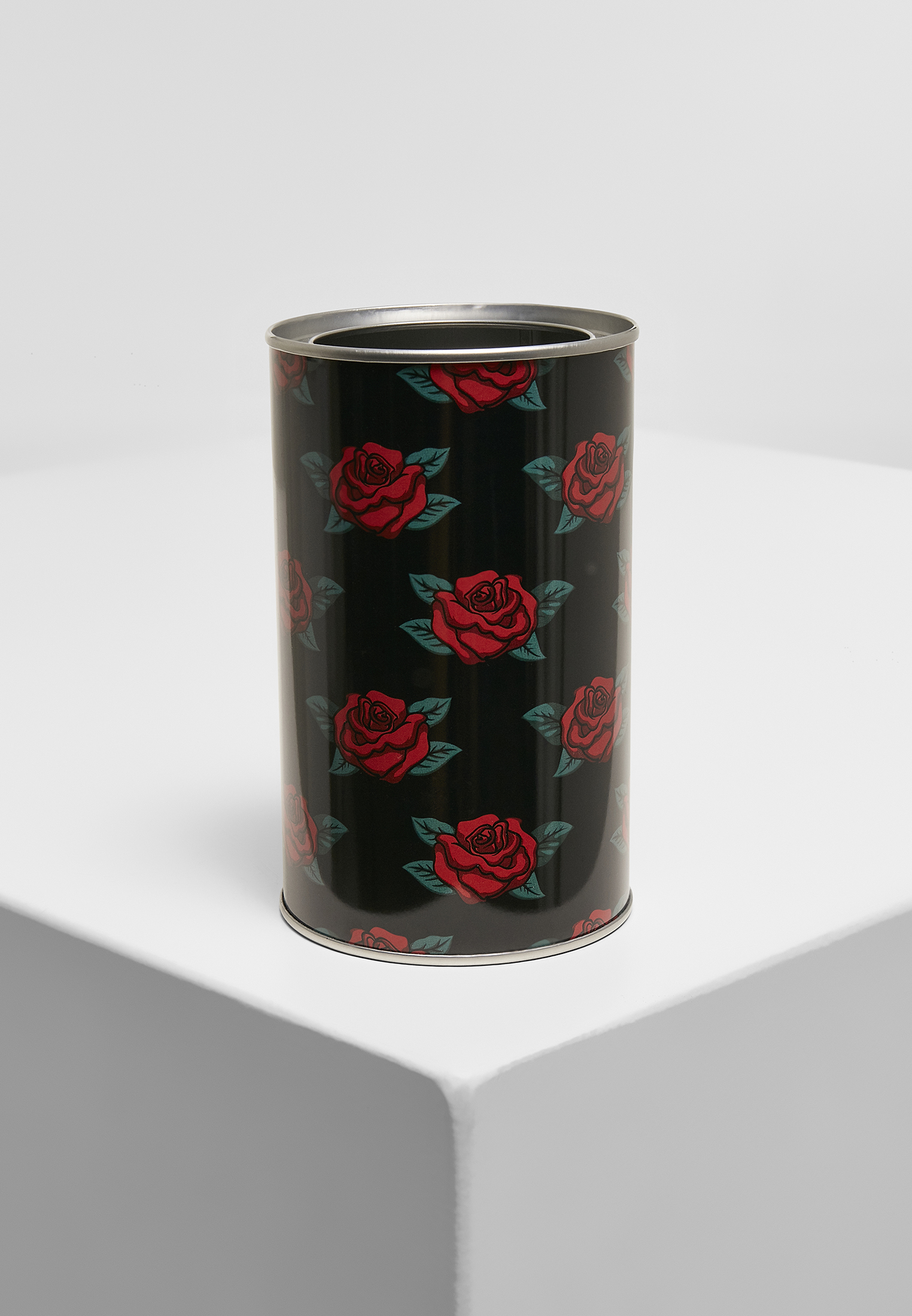 Roses Pencil Cup černo/červený