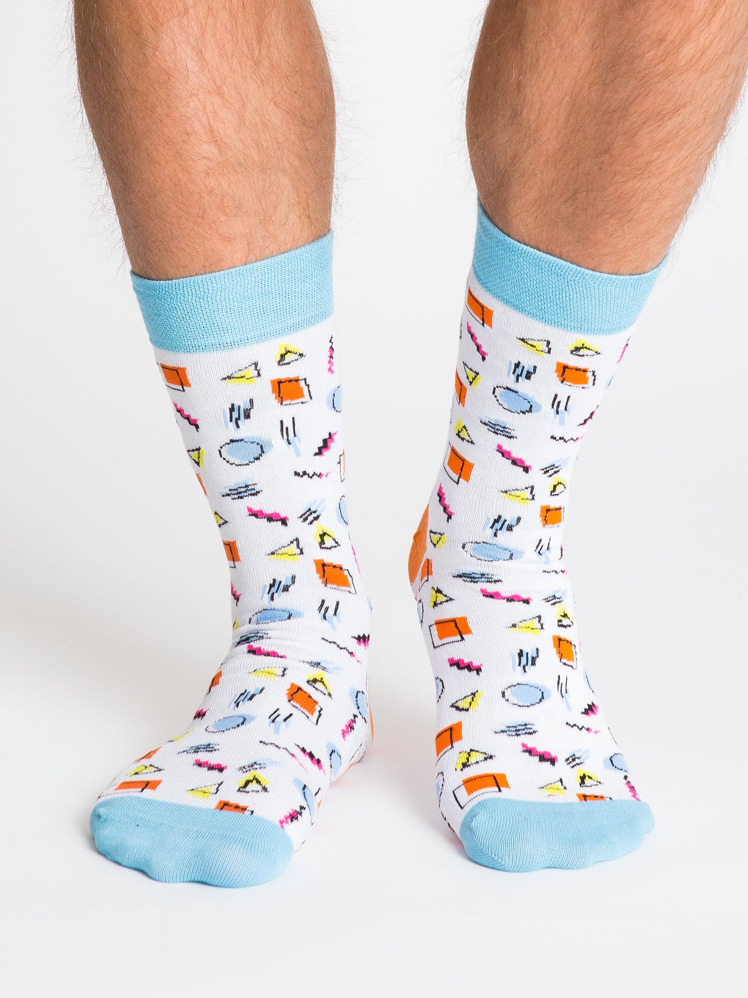 Levně 3-balení vzorovaných pánských ponožek