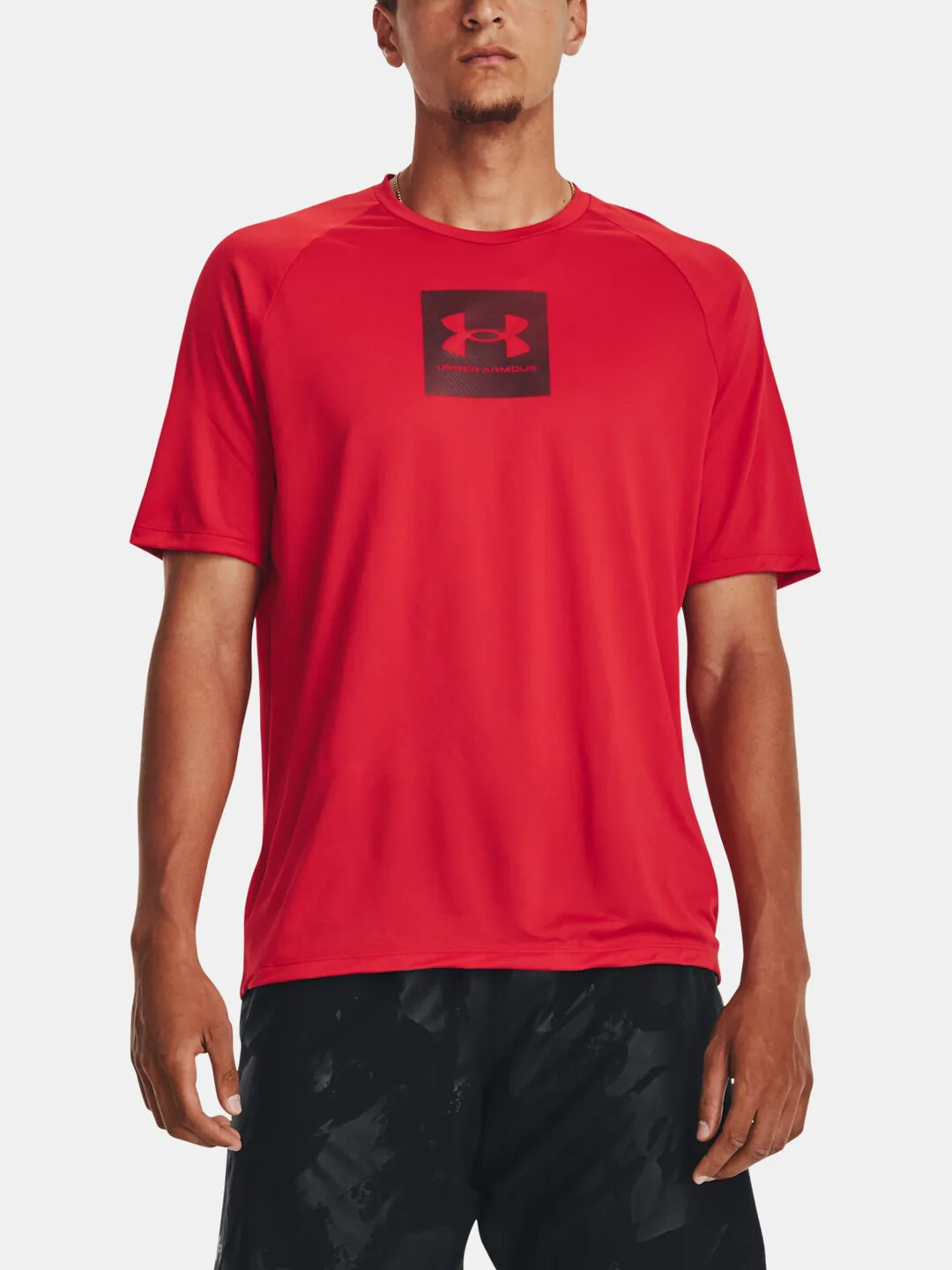 Mens T-shirt Under Armour Tech Prt Fill SS