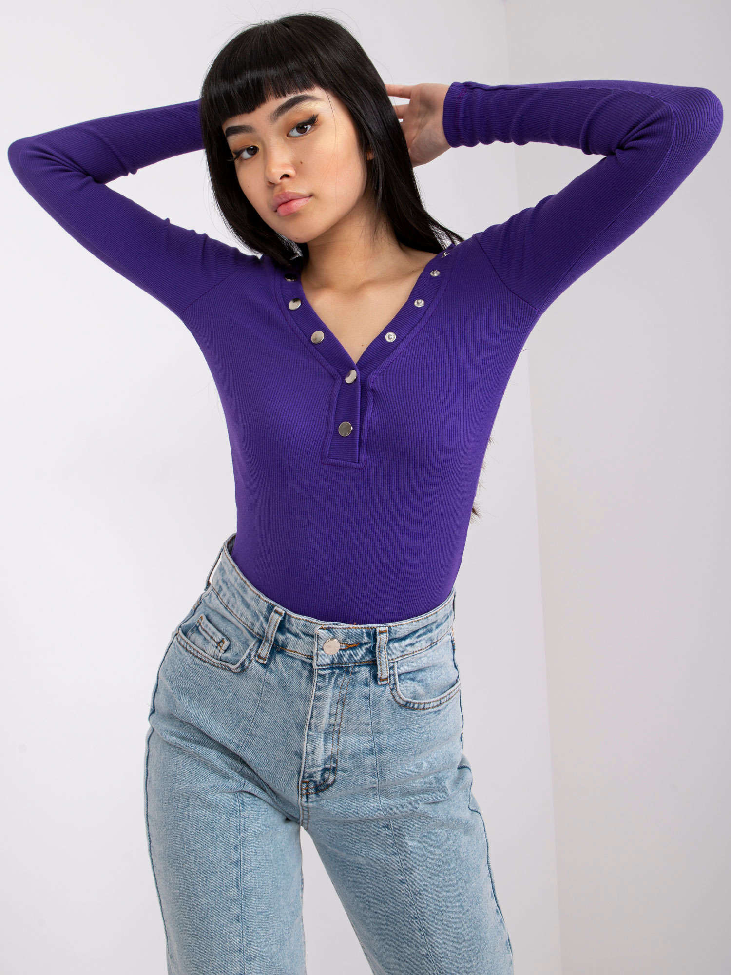 Blouse-RV-BZ-7439.18-dark Purple