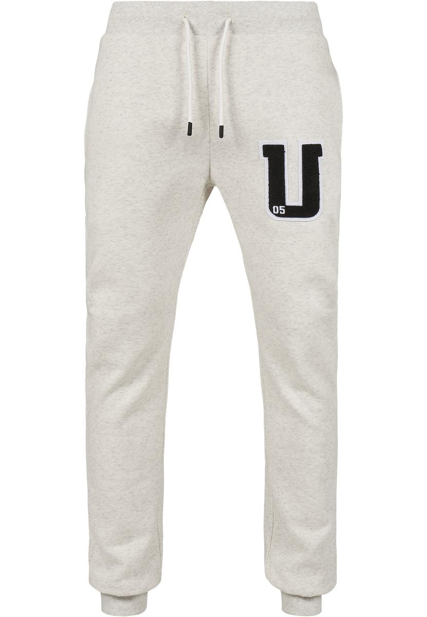 Frottee Patch Sweatpants Light Grey
