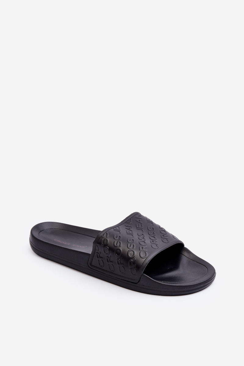 Women's Cross Jeans Black Flip-Flops