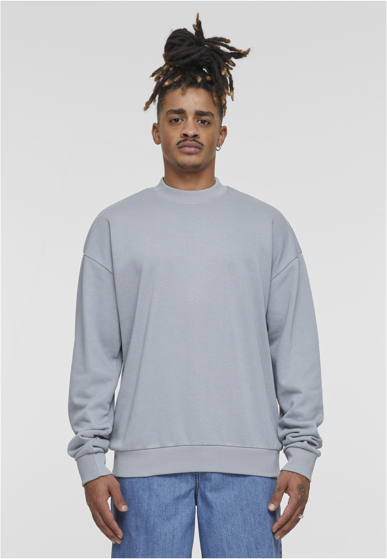 Men's Terry Crew Sweatshirt Gray