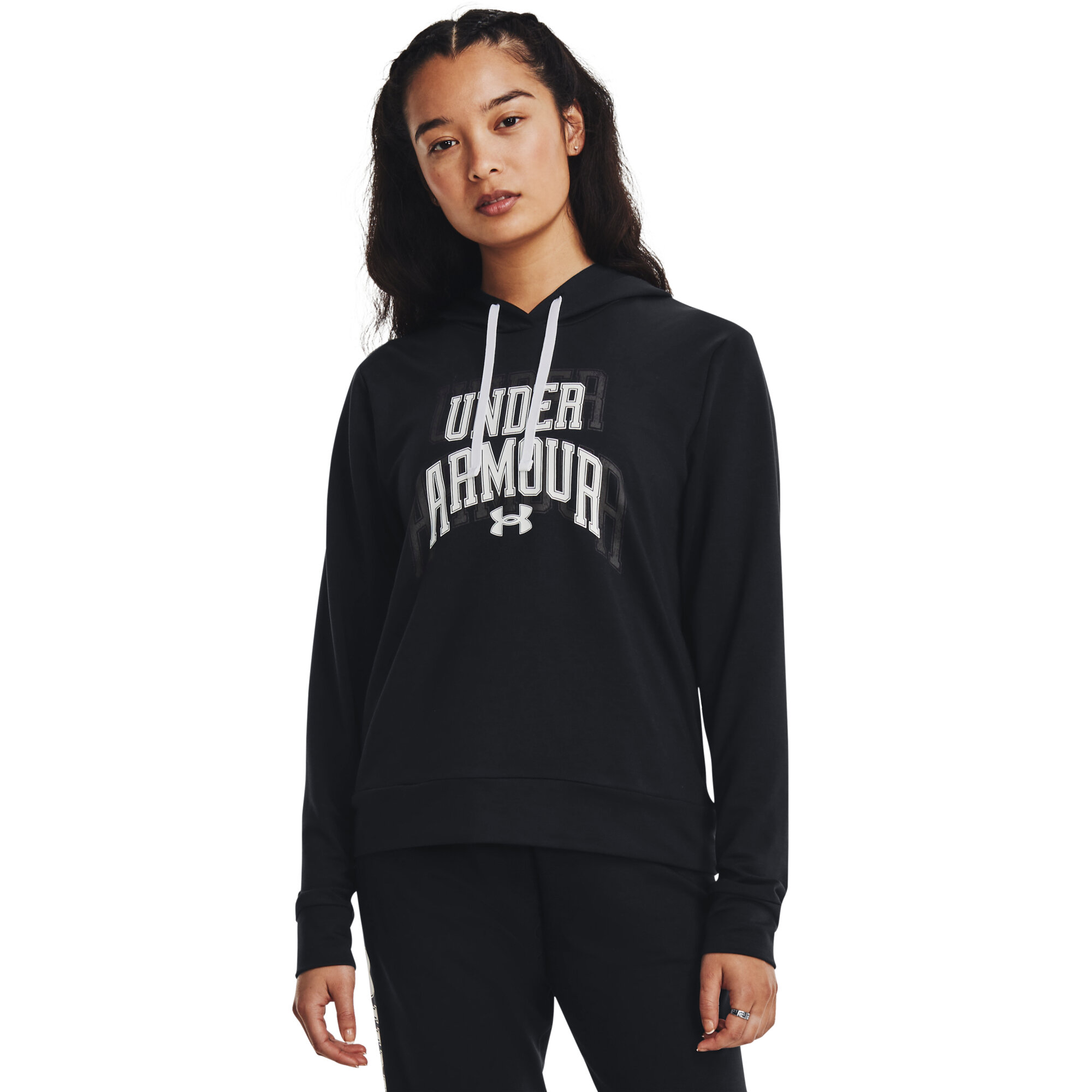 Women's Sweatshirt Under Armour Rival Terry Graphic Hdy