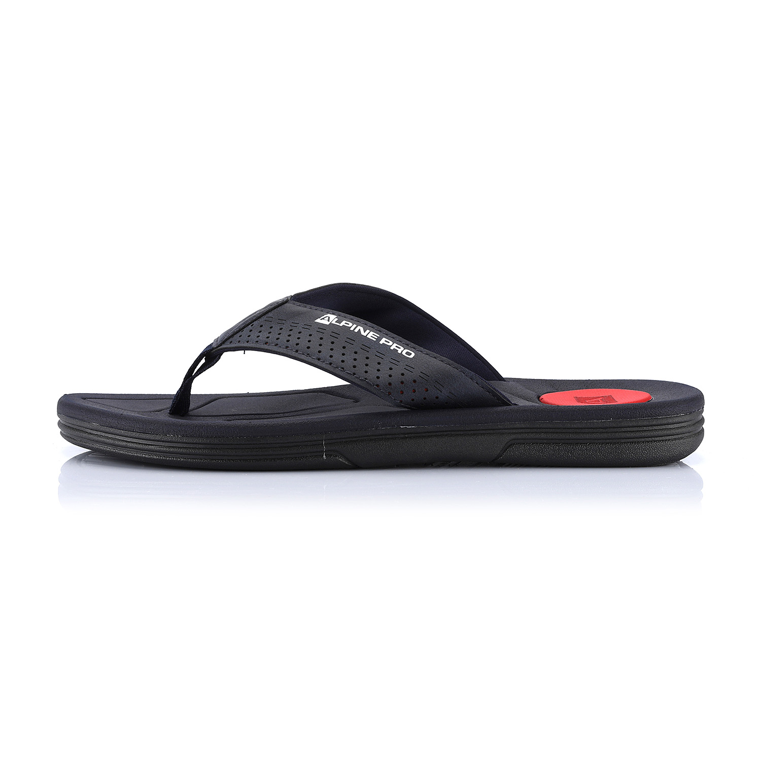 Men's Flip-flops ALPINE PRO EWAN Black