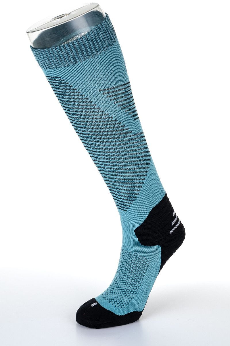 Compression knee-high socks Kilpi COMPRESS-U Blue