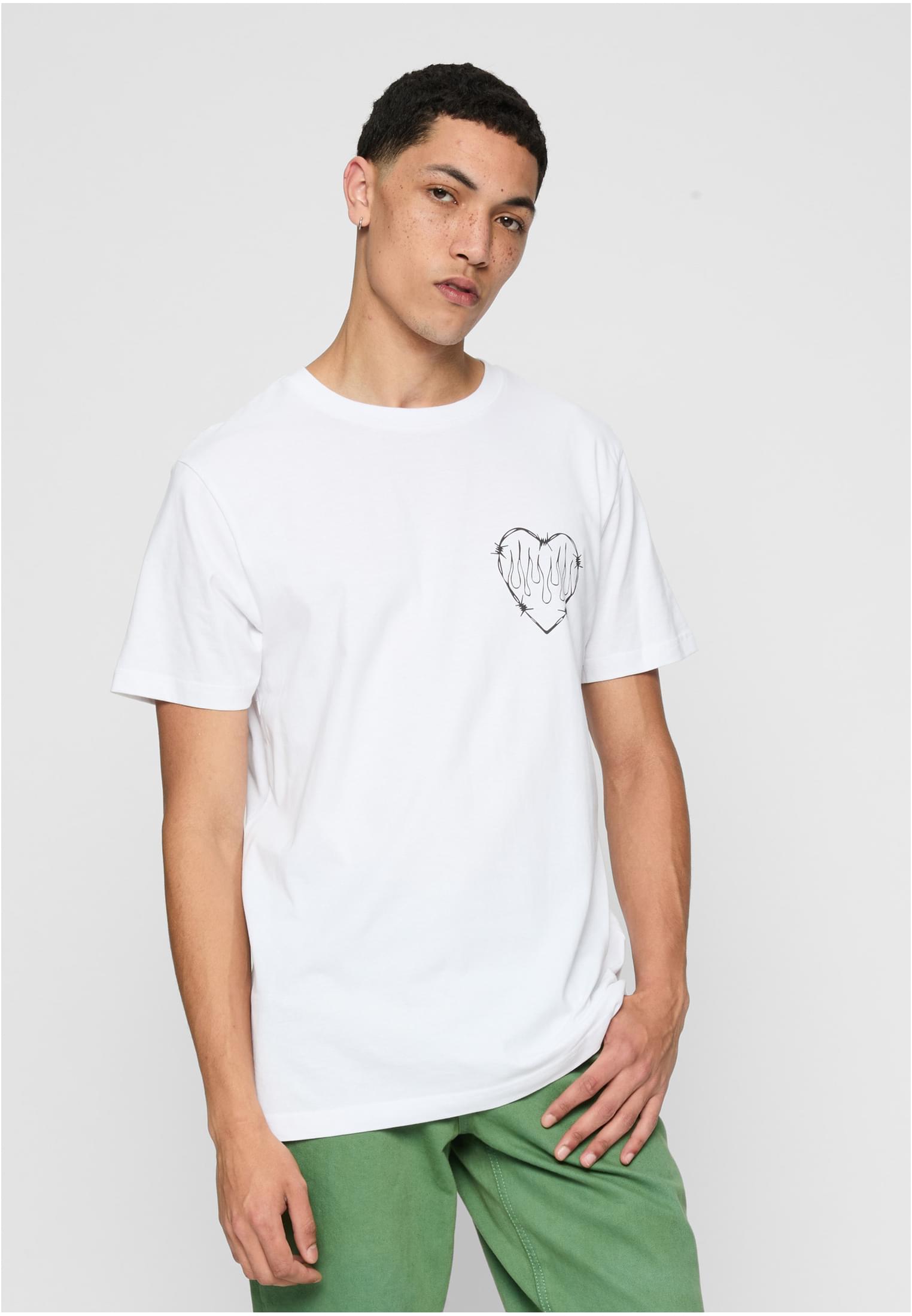 White Burning Hearts T-shirt