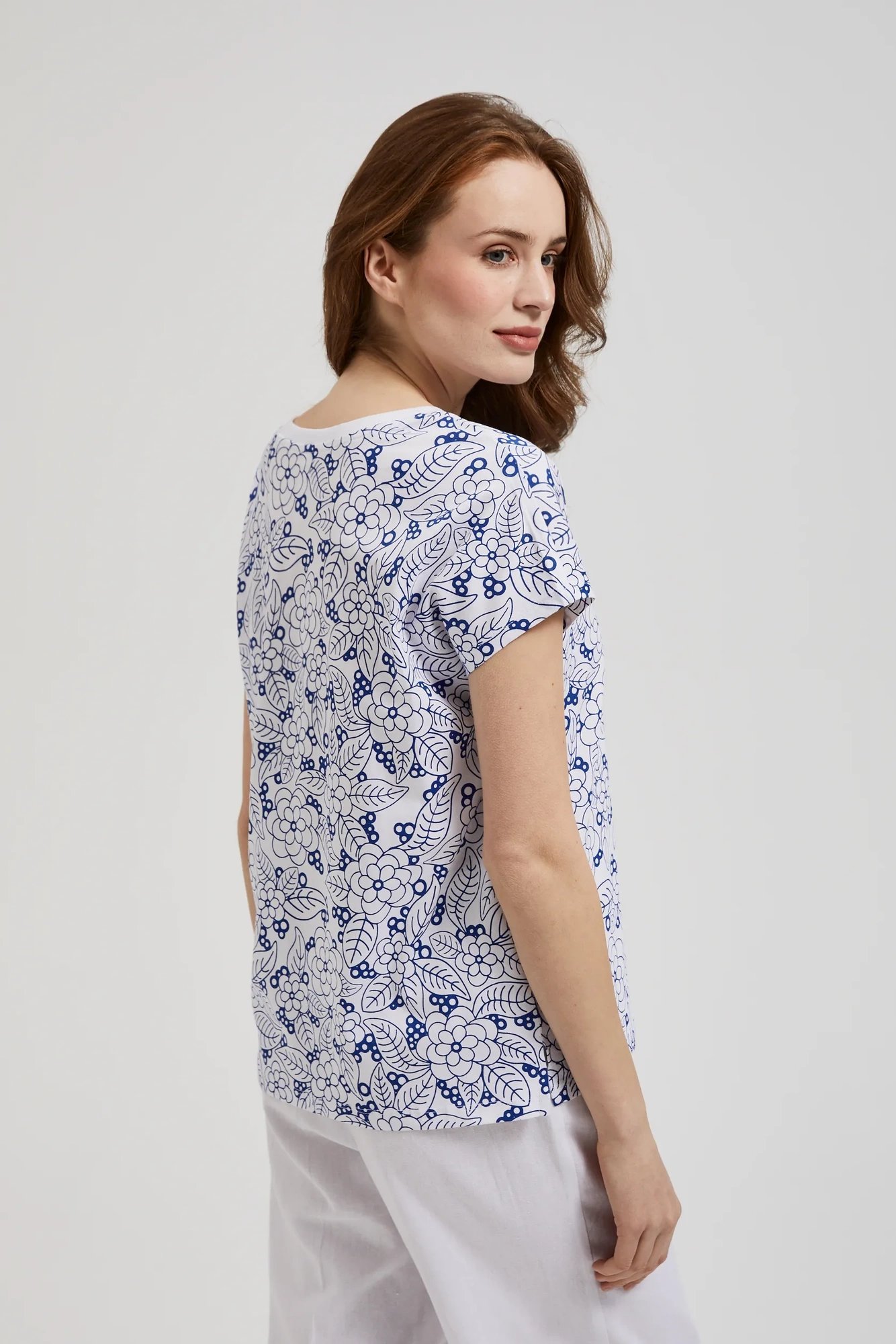 Women's T-shirt MOODO - white