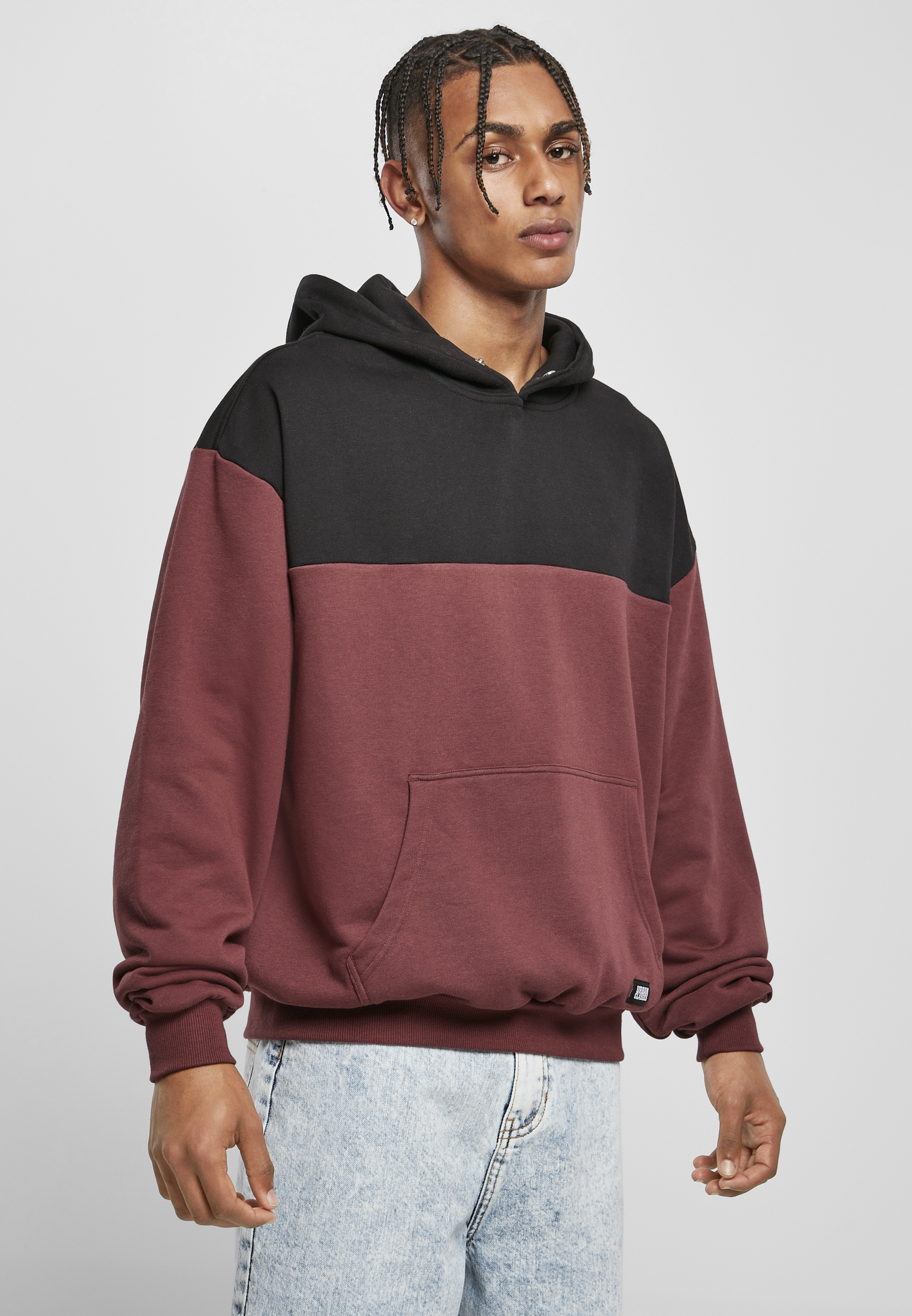 Upper Block Hoody Cherry/blk