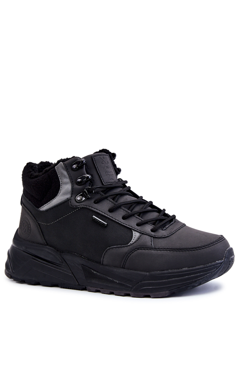Men's insulated trekking shoes Cross Jeans KK1R4031C black