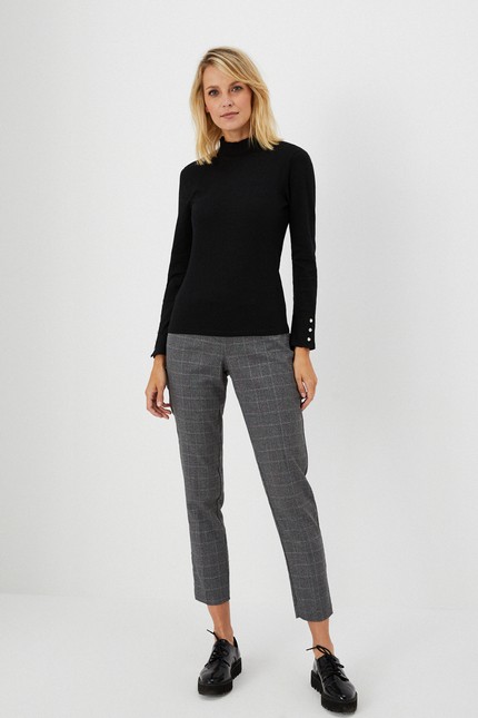 Women's pants Moodo Checkered