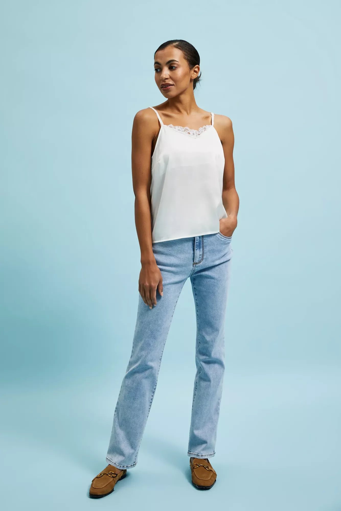 Women's tank top MOODO - white