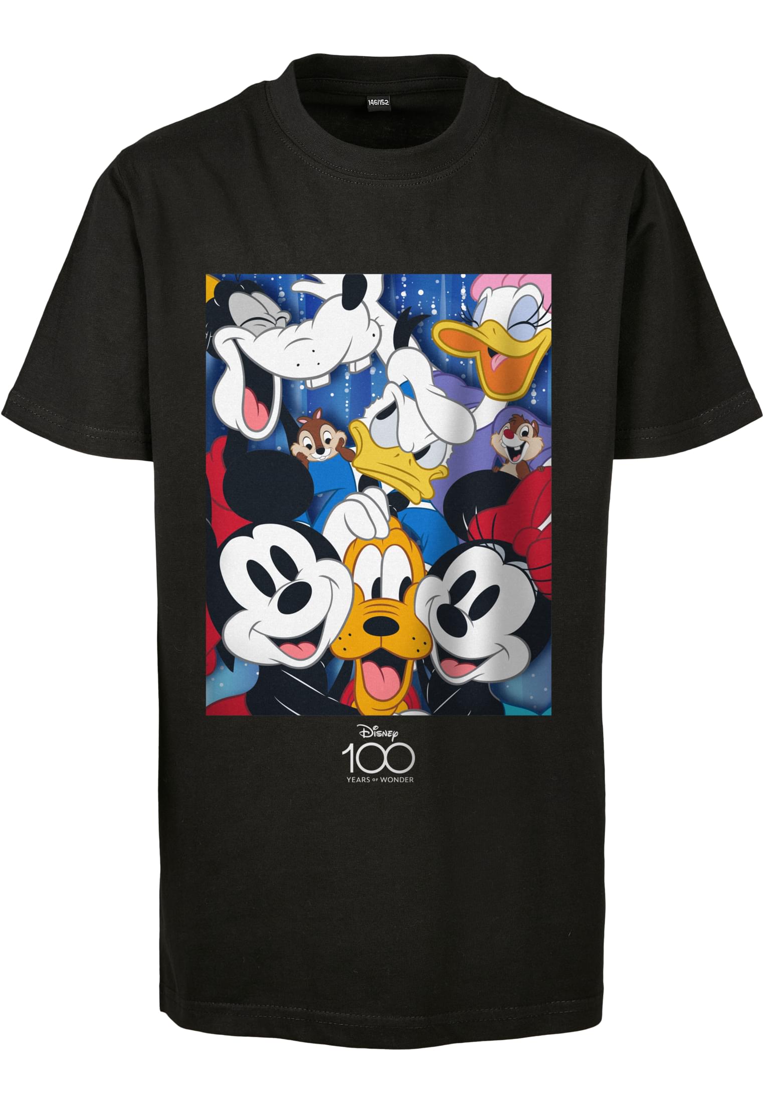 Dětské tričko Disney 100 Mickey & Friends černé