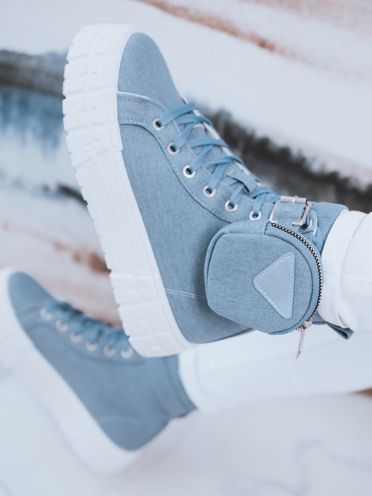 Trampki damskie WEIRA niebieskie Dstreet