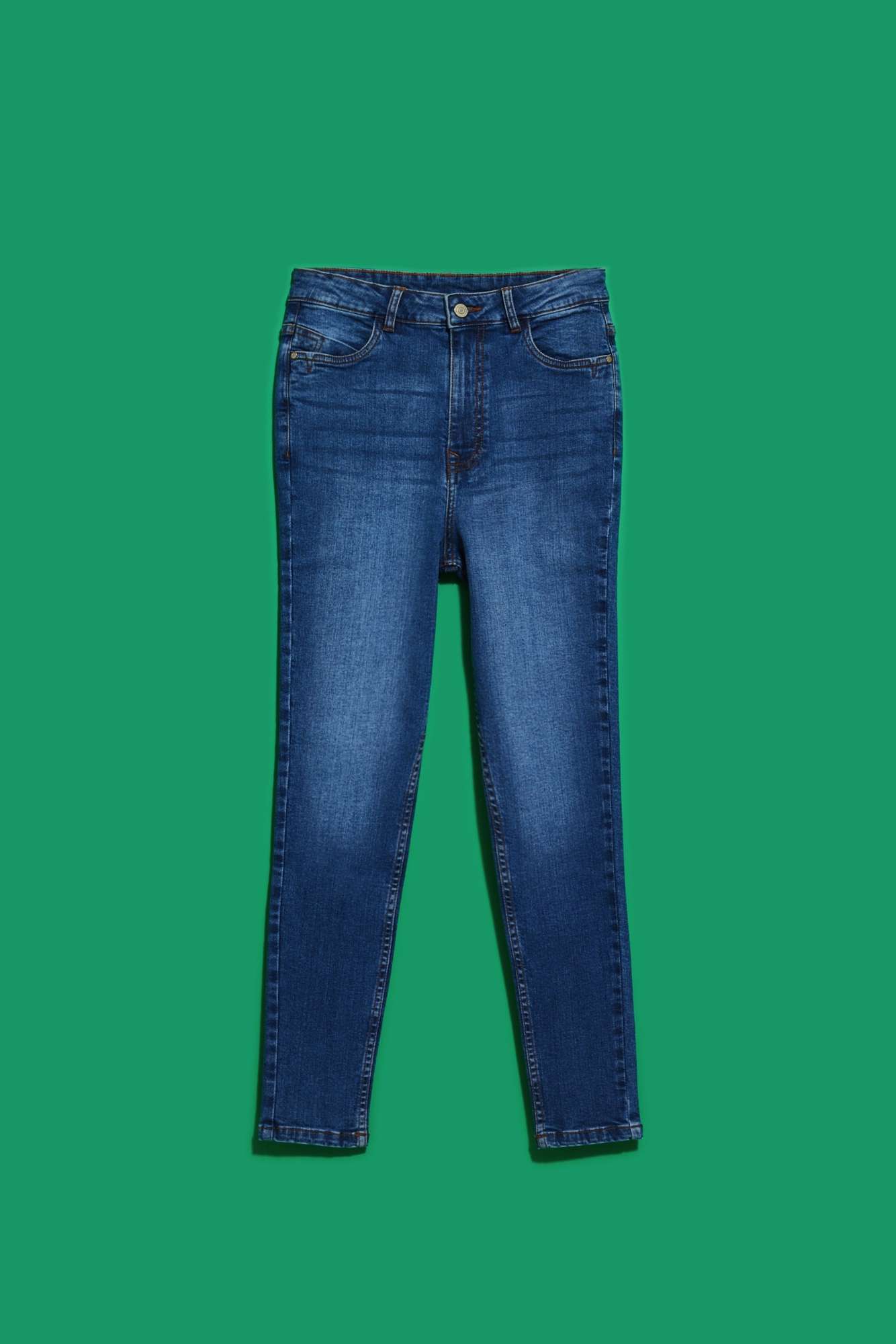 WOMEN'S JEANS L-JE-4002 D.Blue