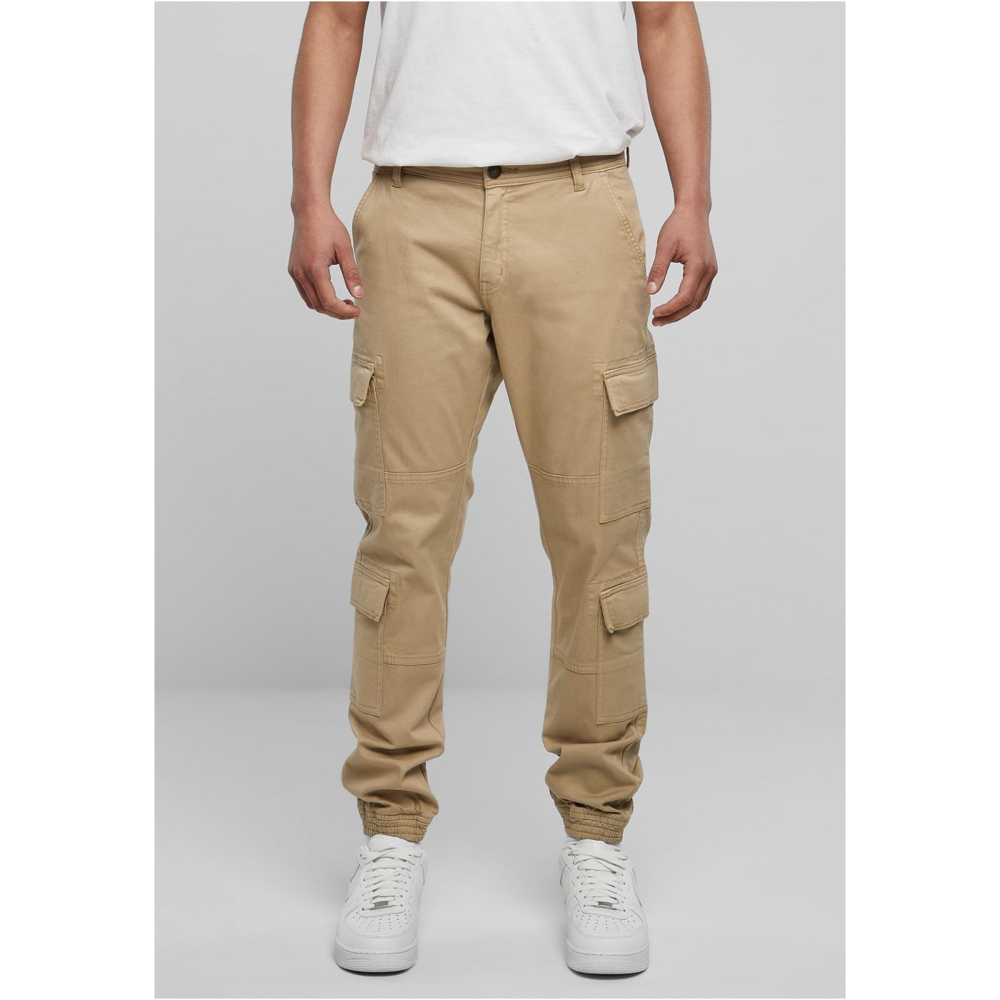 Double Cargo Twill Jogging Pants Warmsand