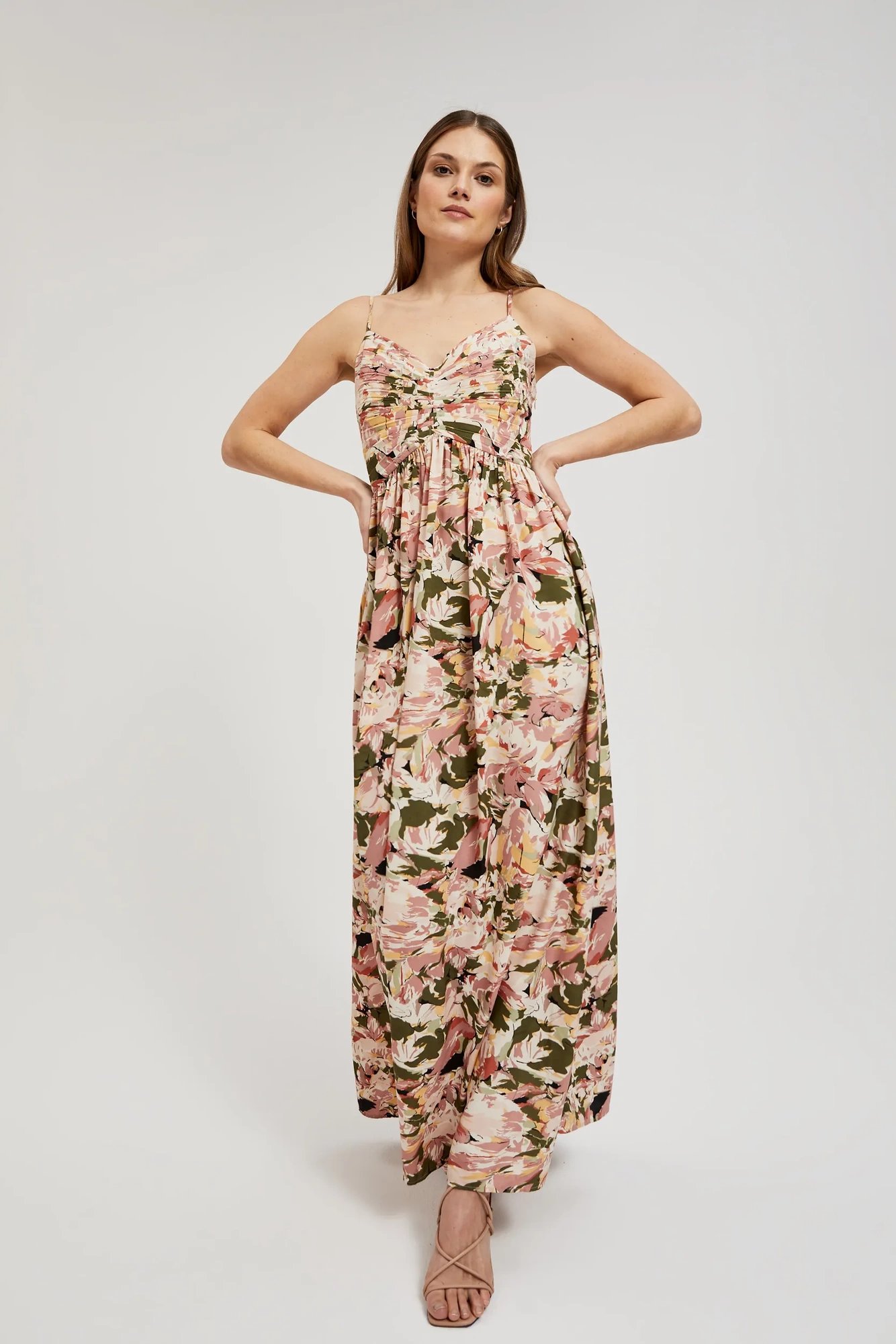 Marisse Women's Dress L-Su-4324 Dusty Pink