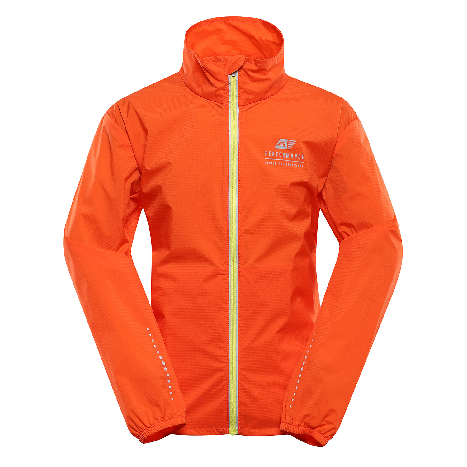 Children's Ultralight Jacket With Dwr Finish ALPINE PRO SPINO Spicy Orange