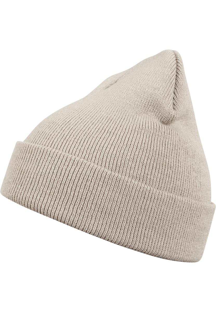 Beanie Basic Flap lightgrey
