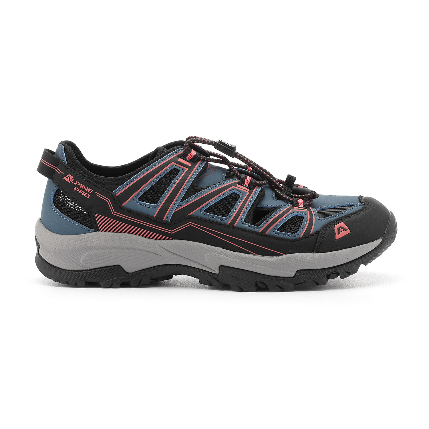 Summer outdoor sandals with air flow ALPINE PRO NUBRE vallarta blue
