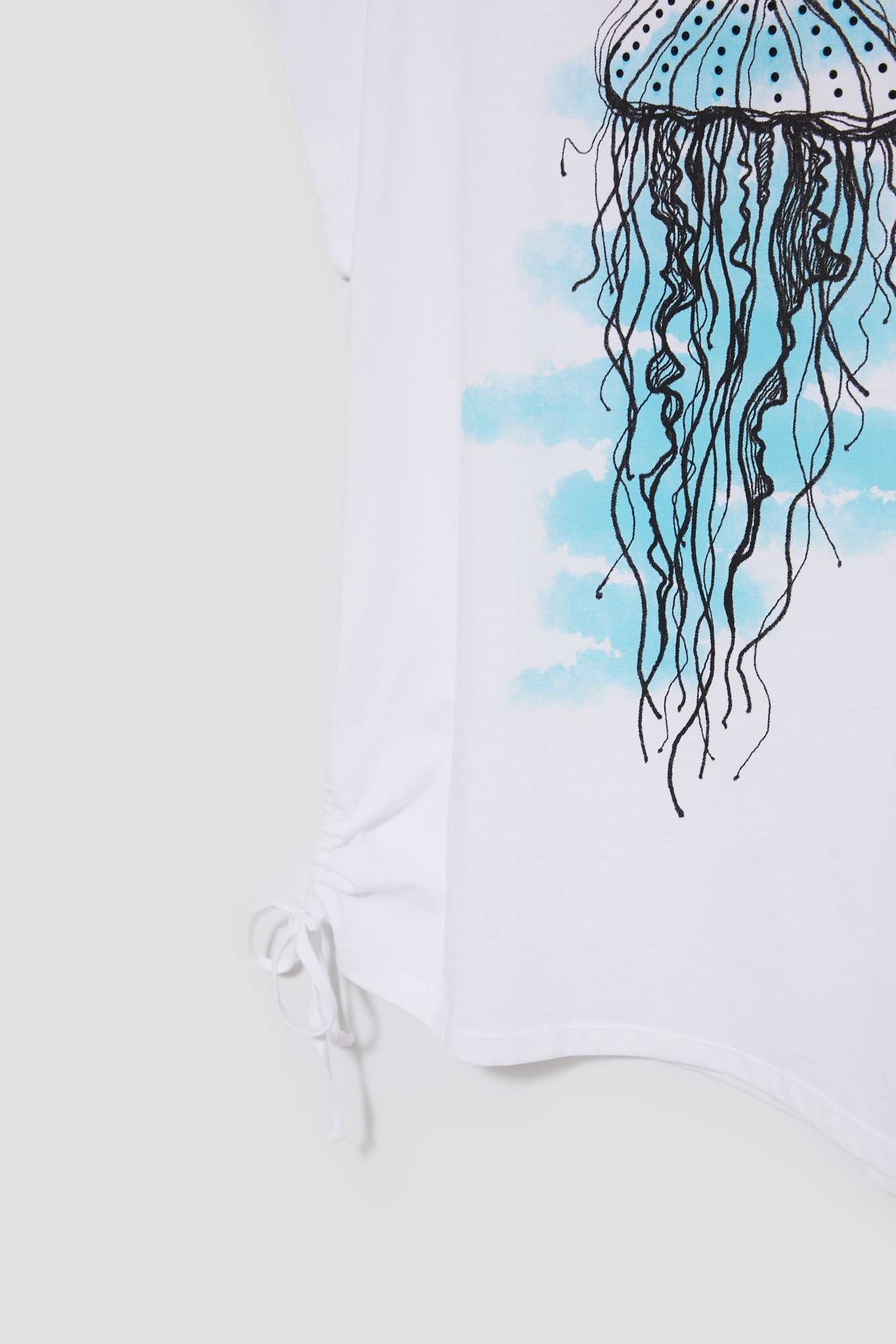 WOMEN'S T-SHIRT L-TS-4094 WHITE