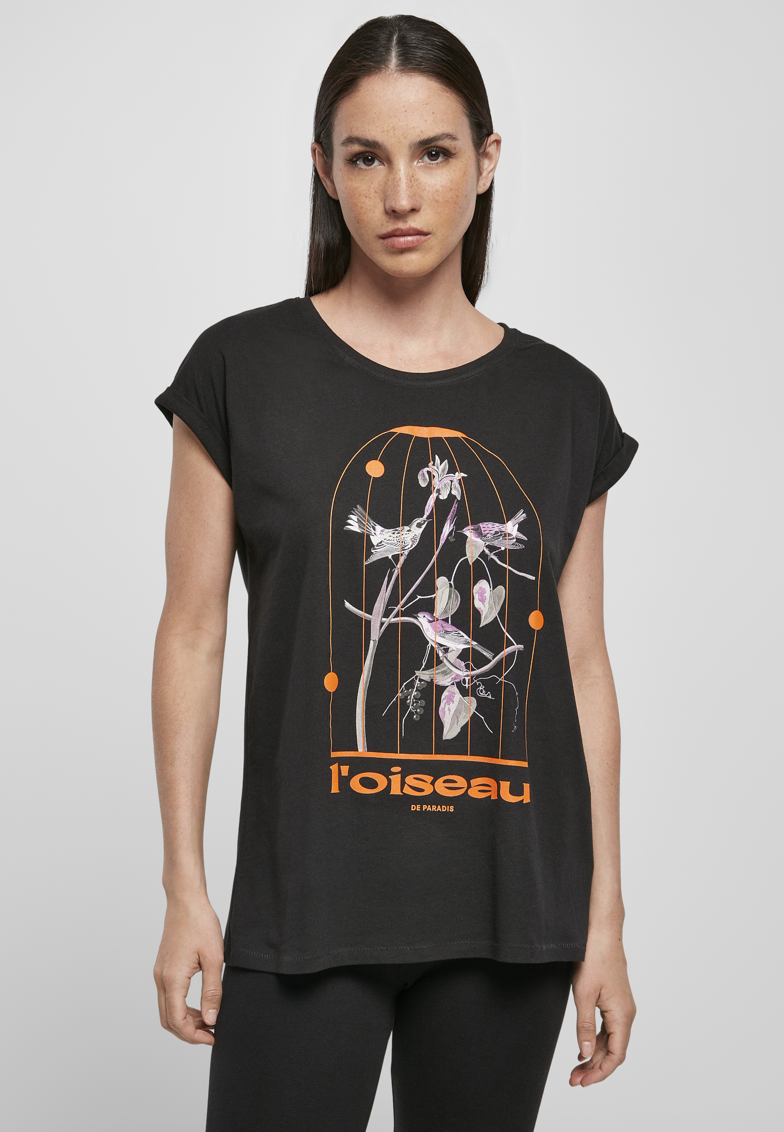 Women's T-shirt L ́oiseau De Paradis Black