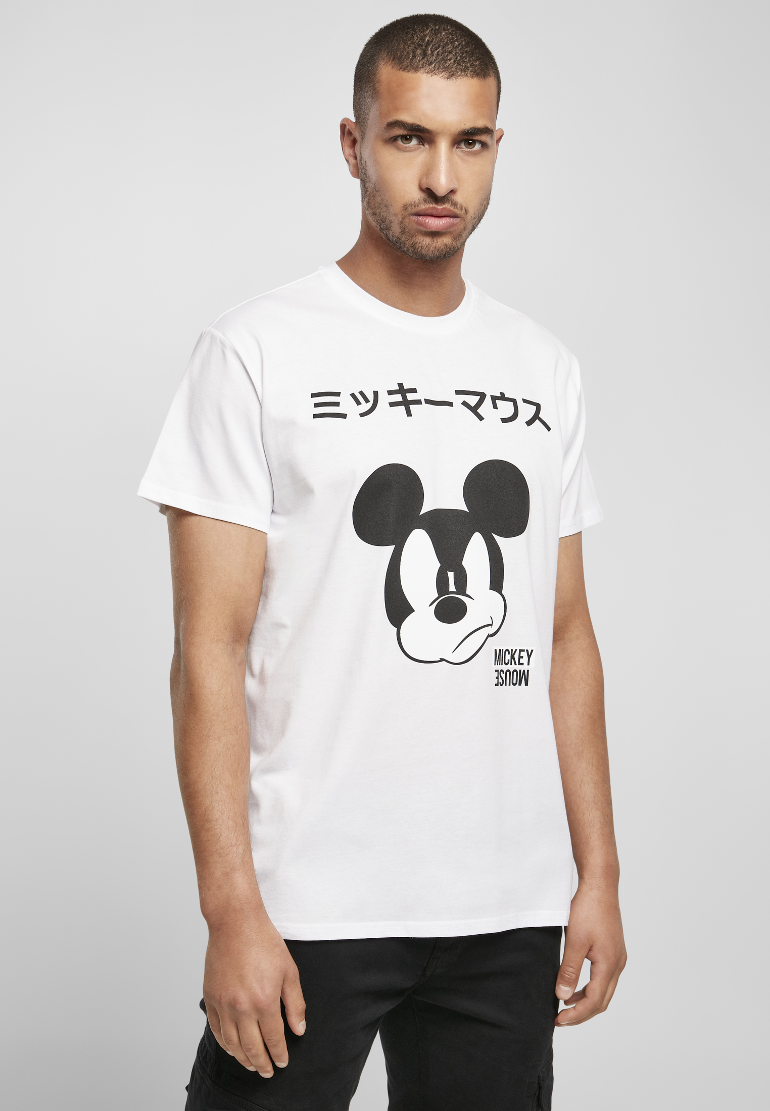 Levně Mickey japonské tričko bílé