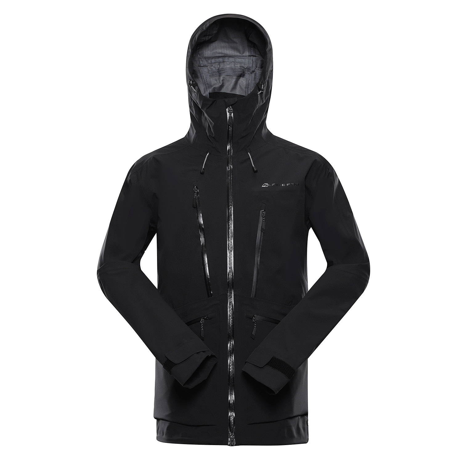Men's jacket with membrane ALPINE PRO CORT black