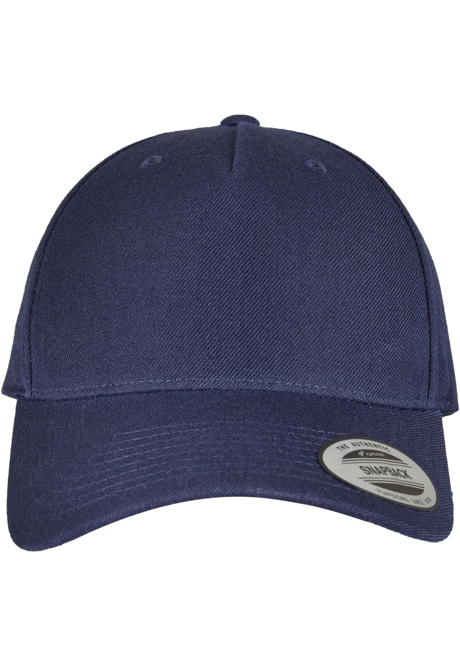 YP CLASSICS 5-PANEL PREMIUM COVERED BRIM SNAPBACK CAP NAVY