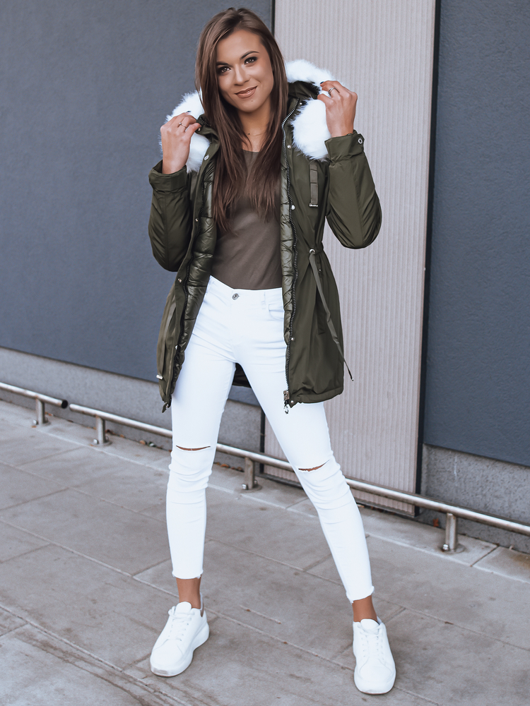 Jacheta parka reversibila pentru femei MELVIN green Dstreet