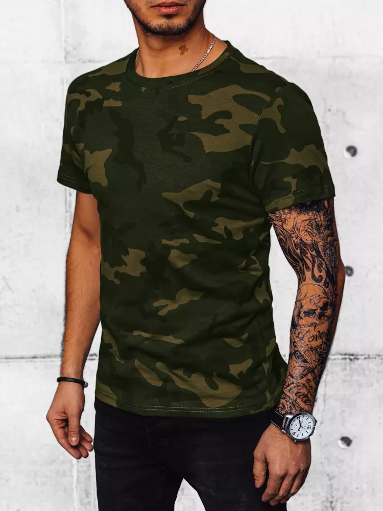 Men's Camo Green T-Shirt Dstreet