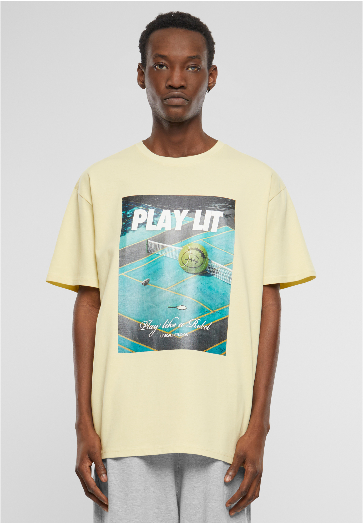 Men's T-shirt PlayLit Yellow