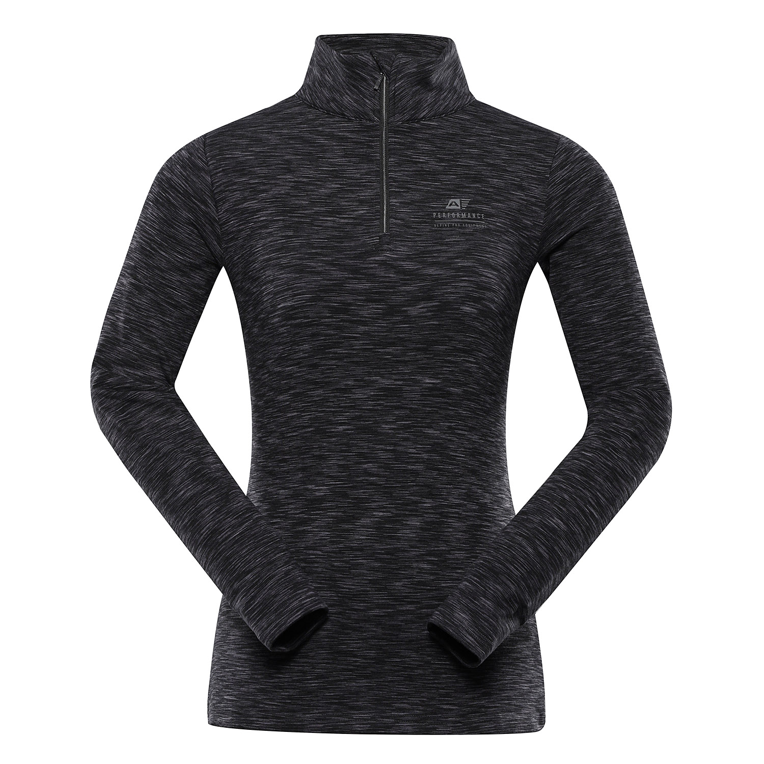 Women's quick-drying sweater ALPINE PRO QADA black