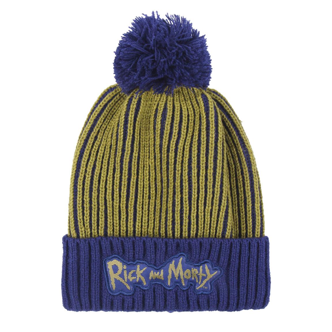 HAT TRICOT POM POM RICK AND MORTY