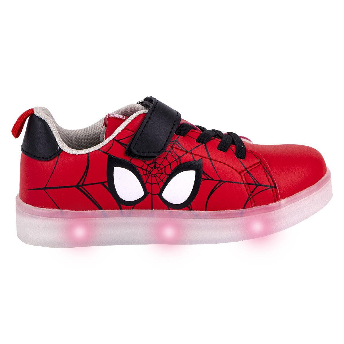 SPORTY SHOES TPR SOLE WITH LIGHTS SPIDERMAN