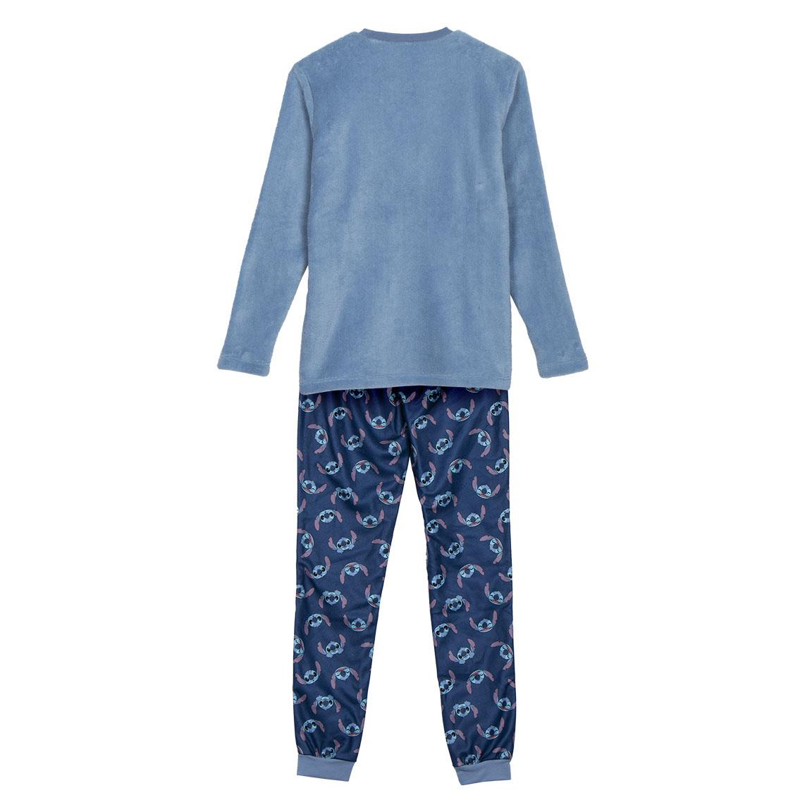 LONG PYJAMES CORAL FLEECE STITCH
