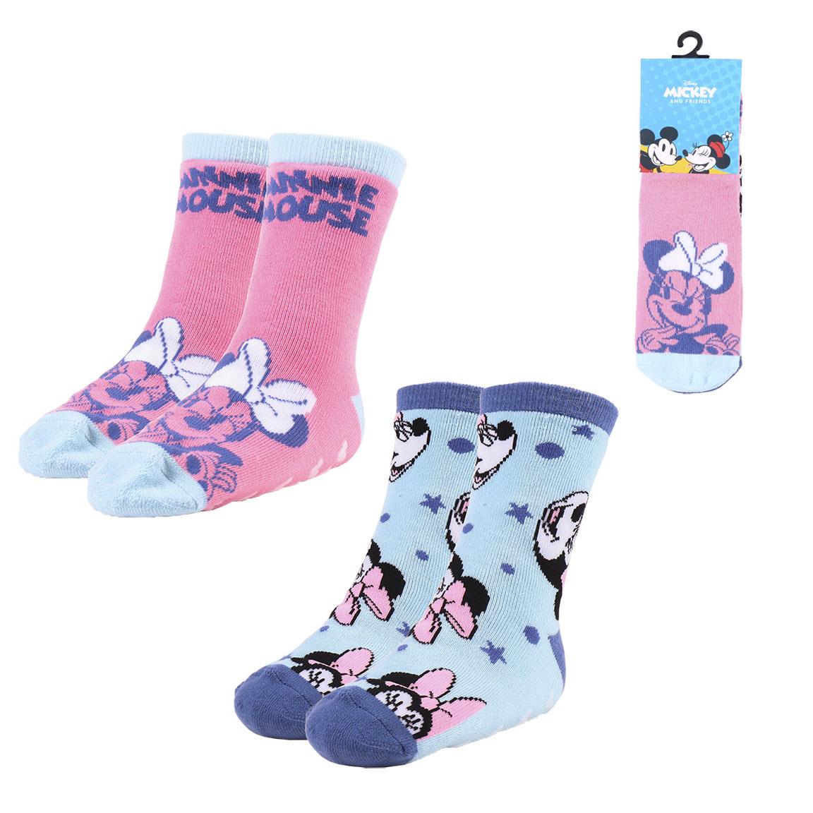 ANTI-SLIP SOCKS 2 PIECES MINNIE