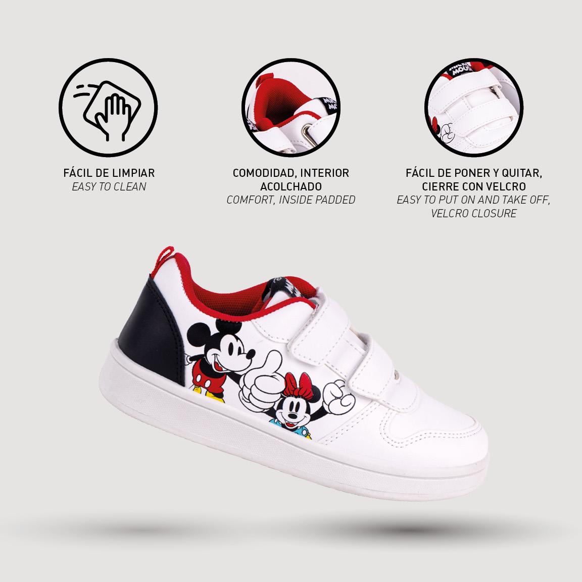 ŠPORTOVÉ TOPÁNKY PVC PODRÁŽKA MICKEY