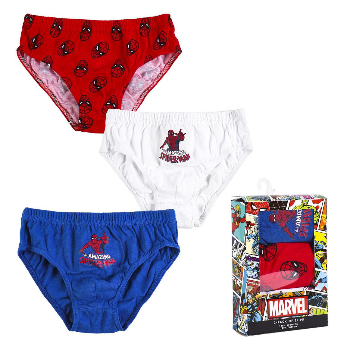 BOYS' UNDERWEAR SET SINGLE JERSEY 3 PIECES SPIDERMAN