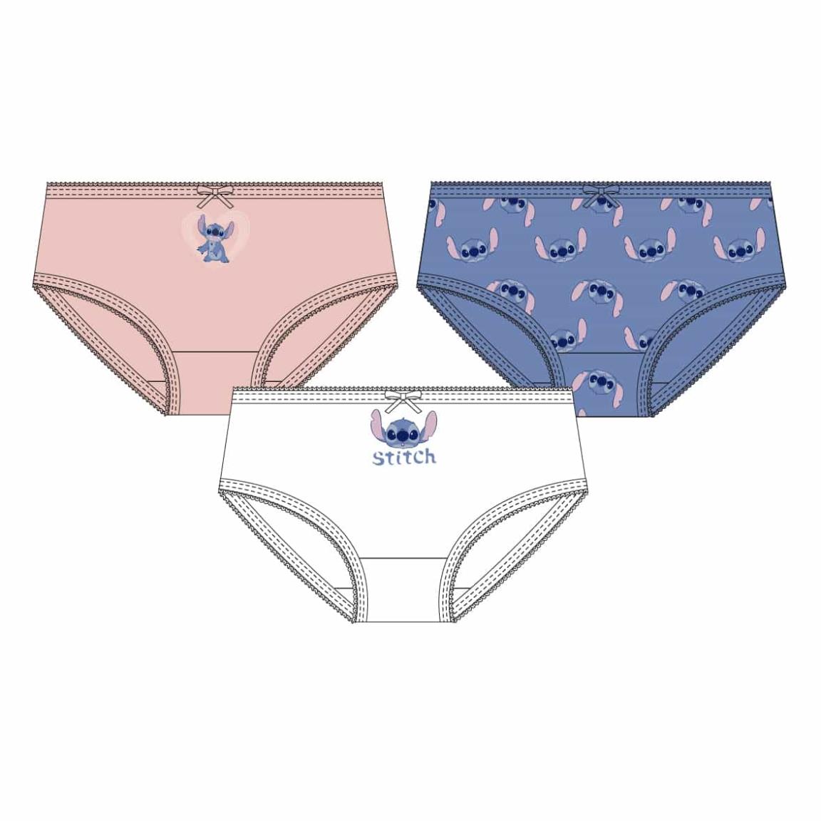 GIRLS' UNDERWEAR SET SINGLE JERSEY 3 PIECES STITCH